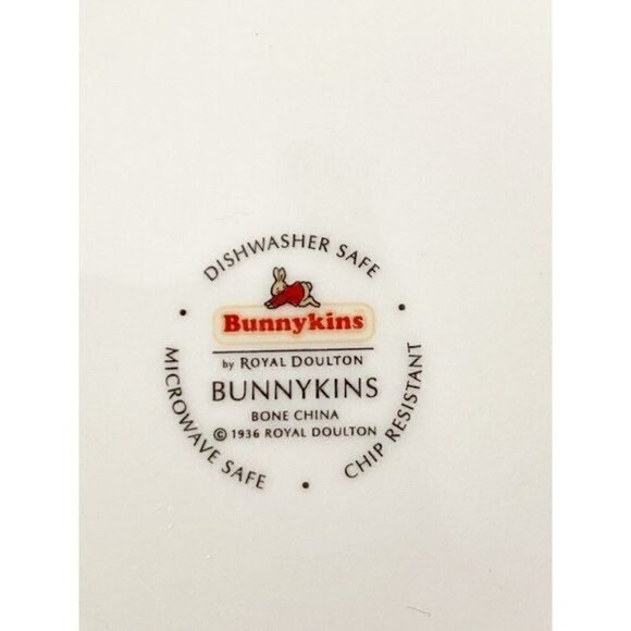 Bunnykins Fun Park Celebration Lipped Bowl 1936 Royal Doulton bone china - Picture 6 of 12